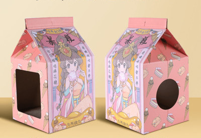 Scarlet din carton pentru pisici - mai multe culori