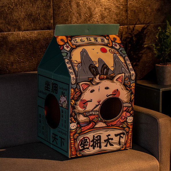 Scarlet din carton pentru pisici - mai multe culori