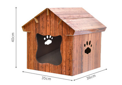 Zgarietor in forma de casa pentru pisici