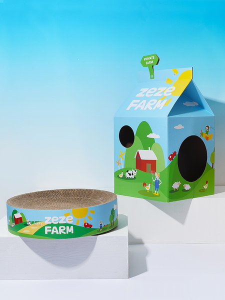 Mâzgălire de pisici cu inscripție colorată