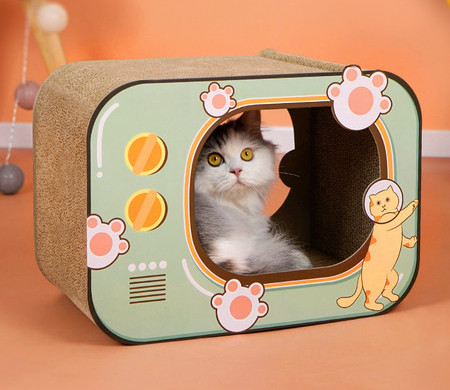 Zgarietoare pentru pisici in doua culori