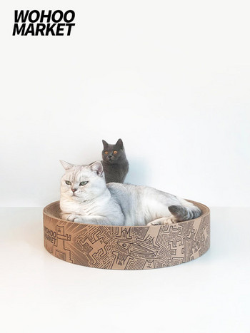 Ξύστρα κυματοειδούς χαρτιού για γάτες