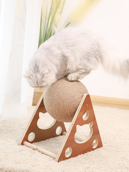 Σκαρίφημα γάτας με μπάλα - διάφορα μεγέθη