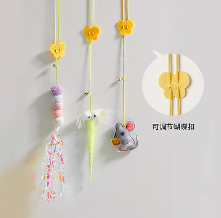 Žaislas katėms su pakabuku