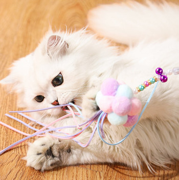 Παιχνίδι με καλάμι ψαρέματος γάτας - πολλά μοντέλα