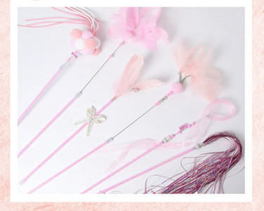 Καλάμι για παιχνίδι γάτας - πολλά μοντέλα