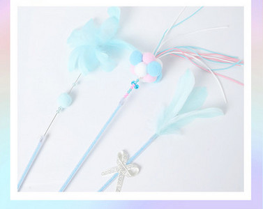 Καλάμι για παιχνίδι γάτας - πολλά μοντέλα