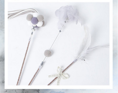 Καλάμι για παιχνίδι γάτας - πολλά μοντέλα