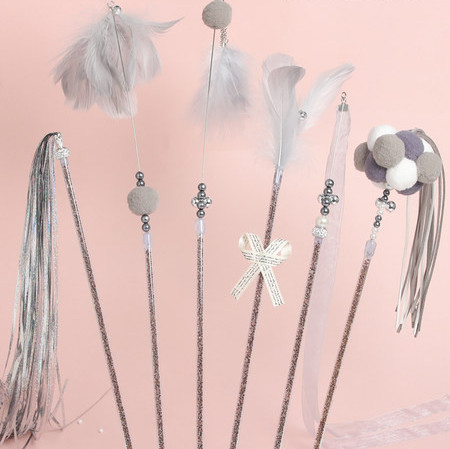 Καλάμι για παιχνίδι γάτας - πολλά μοντέλα