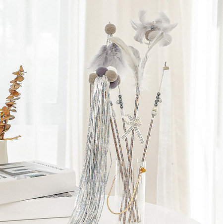 Καλάμι για παιχνίδι γάτας - πολλά μοντέλα