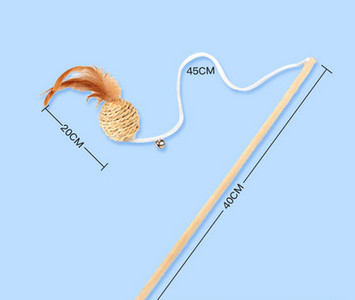 Undiță de pescuit tip jucărie distractivă pentru pisici