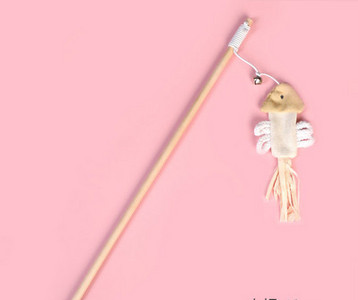 Undiță de pescuit tip jucărie distractivă pentru pisici