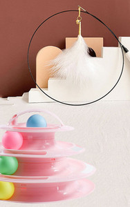 Mänguõng udusulgedega kassidele