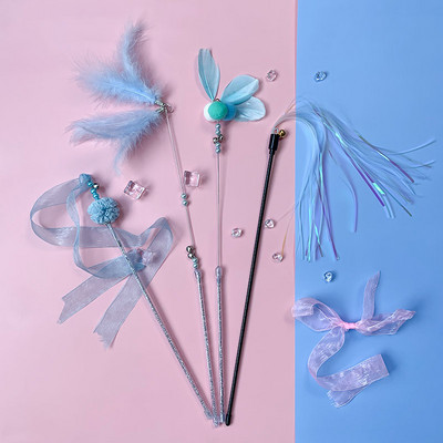 Mänguõng udusulgedega kassidele