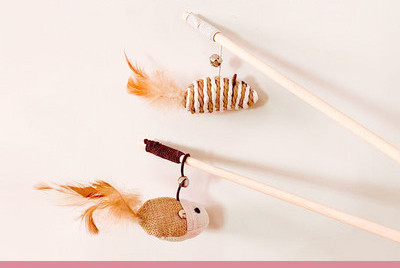 Štap za pecanje tipa Fun Cat Game - jedan ili više komada u setu