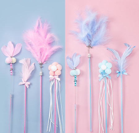 Mačka igračka štap i perje