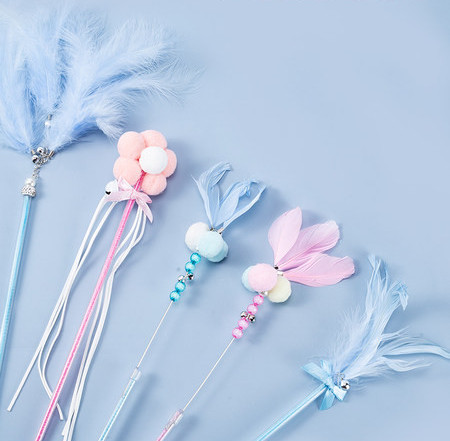 Mačka igračka štap i perje