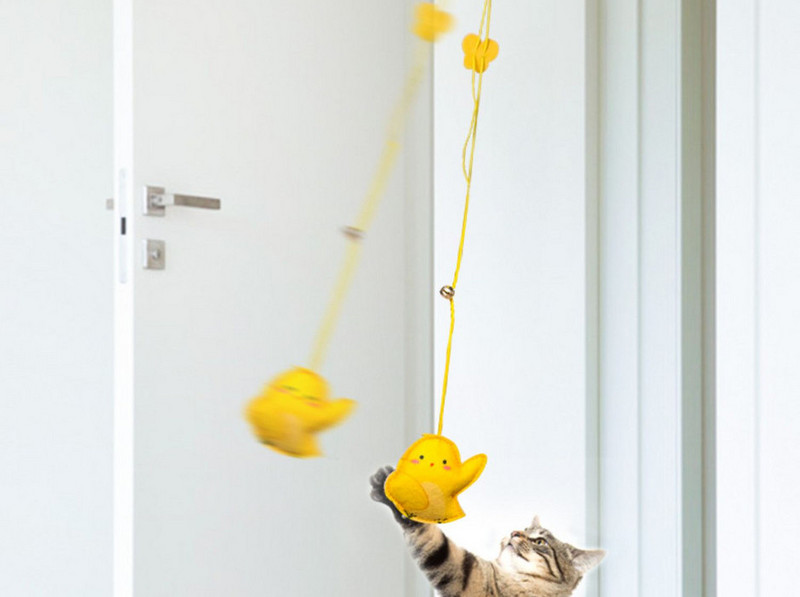 Kassi mänguasi ripatsiga - kaks mudelit