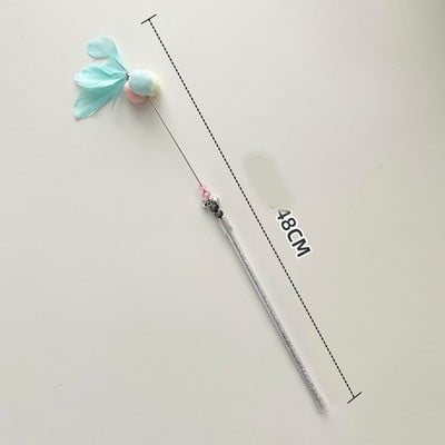 Igračka štap za pecanje s mačjim pompom