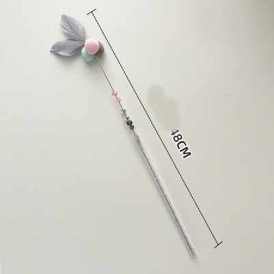 Igračka štap za pecanje s mačjim pompom