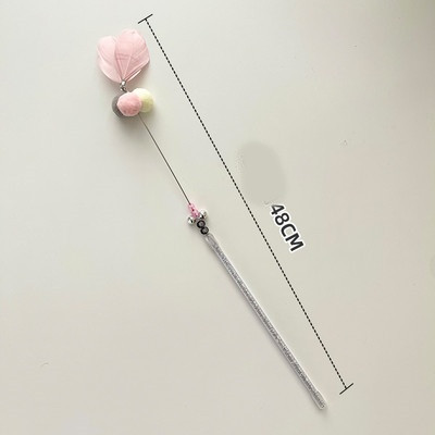 Igračka štap za pecanje s mačjim pompom