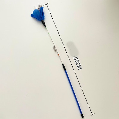 Igračka štap za pecanje s mačjim pompom