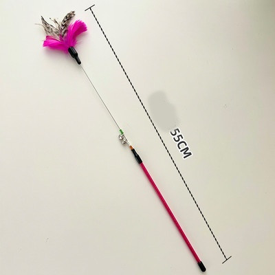 Igračka štap za pecanje s mačjim pompom