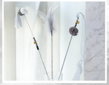 Καλάμι ψαρέματος τύπου παιχνίδι γάτας σε διάφορα μοντέλα