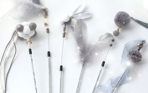 Καλάμι ψαρέματος τύπου παιχνίδι γάτας σε διάφορα μοντέλα