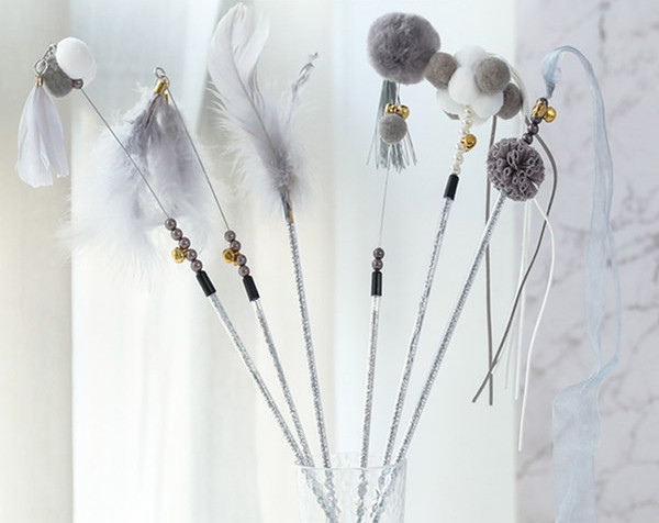 Καλάμι ψαρέματος τύπου παιχνίδι γάτας σε διάφορα μοντέλα