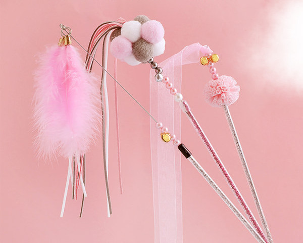 Καλάμι ψαρέματος τύπου παιχνίδι γάτας σε διάφορα μοντέλα