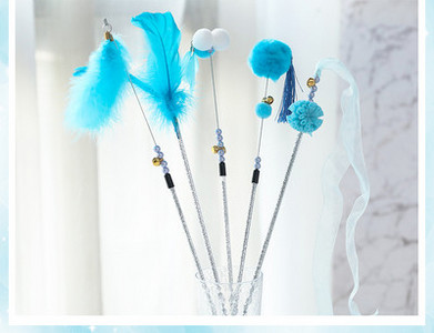 Διασκεδαστικό παιχνίδι γάτας με φτερά - ένα σετ τριών ή περισσότερων τεμαχίων