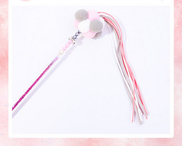 Undiță jucărie cu pandantiv pentru pisici