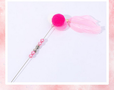 Undiță jucărie cu pandantiv pentru pisici