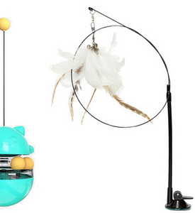 Jucărie pentru pisici cu pandantiv - mai multe modele