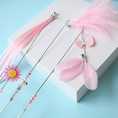 Undiță de pescuit jucărie cu pisici - mai multe modele