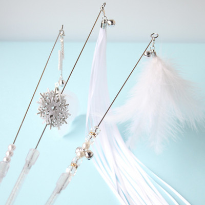 Undiță de pescuit jucărie cu pisici - mai multe modele