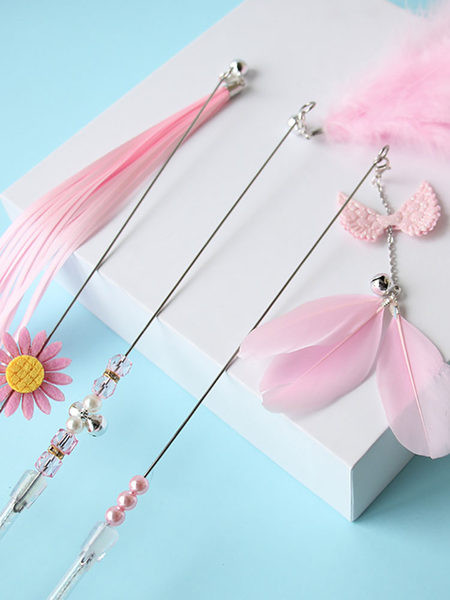 Undiță de pescuit jucărie cu pisici - mai multe modele