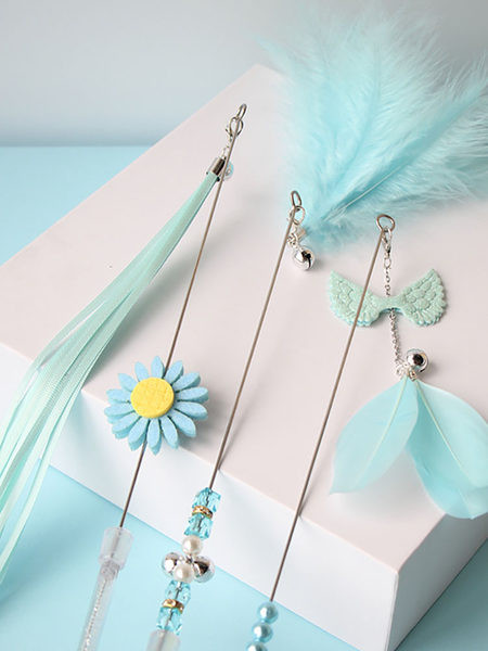 Undiță de pescuit jucărie cu pisici - mai multe modele