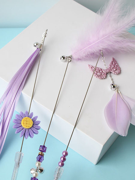 Undiță de pescuit jucărie cu pisici - mai multe modele