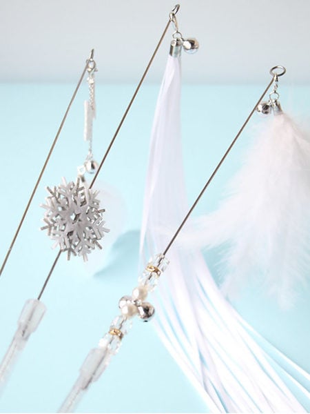 Undiță de pescuit jucărie cu pisici - mai multe modele