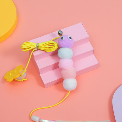 Πολύχρωμο μενταγιόν γάτας κατάλληλο για παιχνίδι