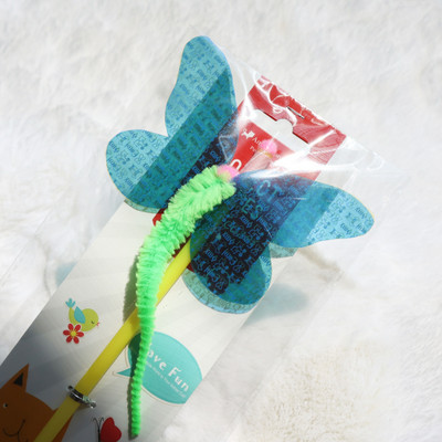 Undiță de pescuit tip jucărie pisică colorată