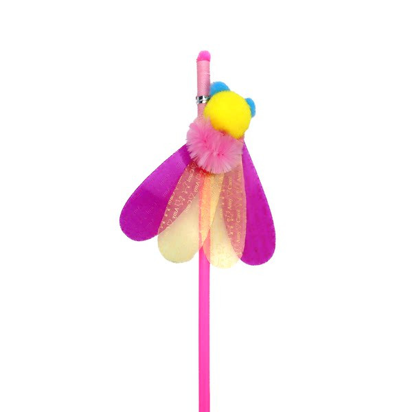 Undiță de pescuit tip jucărie pisică colorată