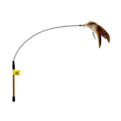 Tijă de pisică de primăvară cu pene