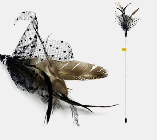 Undiță de joc - pentru pisici