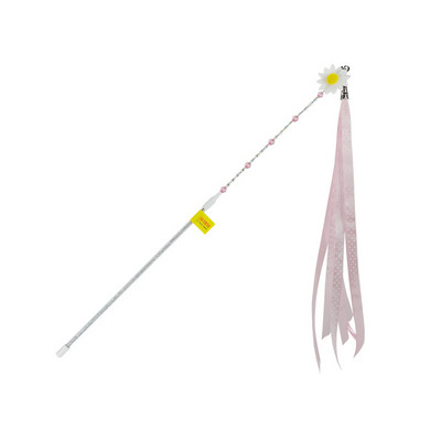 Jucărie pentru pisici tijă telescopică cu pandantiv
