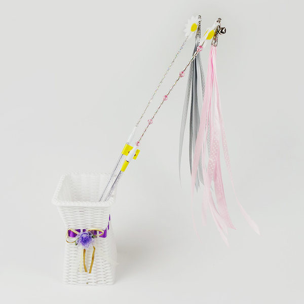 Jucărie pentru pisici tijă telescopică cu pandantiv