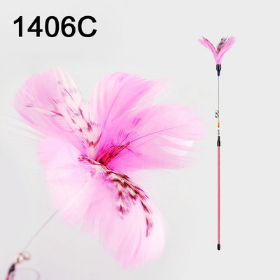 Kassi mängupulk sulgedega