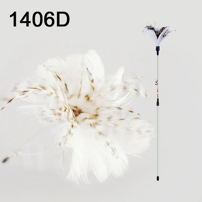 Kassi mängupulk sulgedega